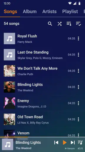 เพลง mp3 - เครื่องเล่นเพลง screenshot