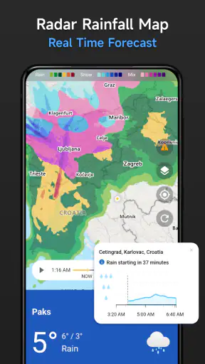 เรดาร์ตรวจอากาศ-แผนที่เรดาร์สด screenshot