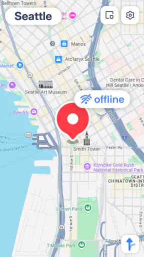แผนที่ออฟไลน์: GPS นำทาง screenshot