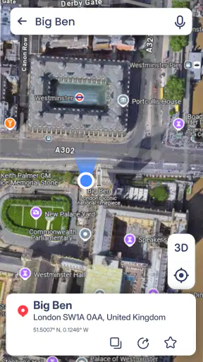 แผนที่ออฟไลน์: GPS นำทาง screenshot