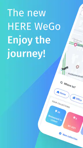 แผนที่และการนำทางของ HERE WeGo screenshot