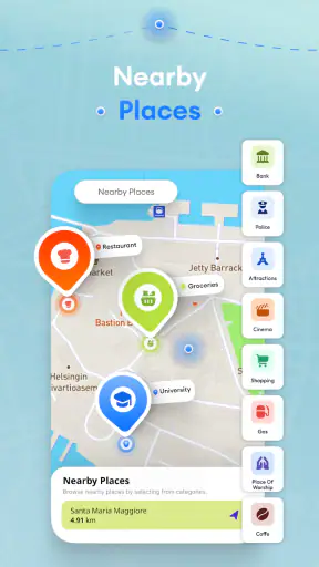 แผนที่ไดรฟ์ - เรดาร์ screenshot
