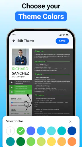 แอปสร้างเรซูเม่ทำ PDF CV screenshot