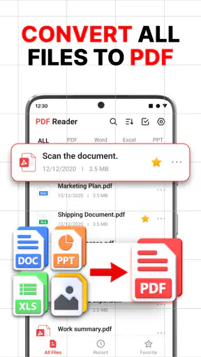 โปรแกรมอ่าน PDF: PDF Converter screenshot