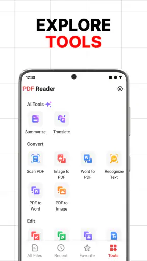 โปรแกรมอ่าน PDF: PDF Converter screenshot