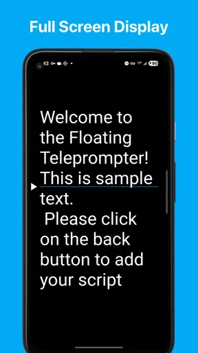 Teleprompter: Floating Notes screenshot