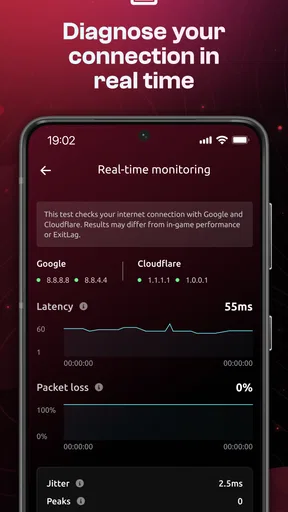 ExitLag: Fix Ping Mobile & Lag screenshot