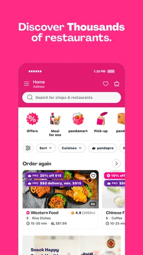 foodpanda: food & groceries screenshot