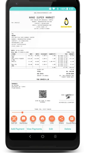 Invoice Maker and Billing App screenshot