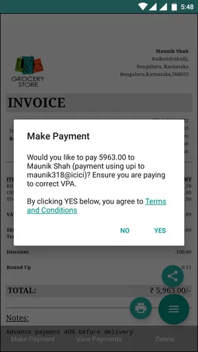 Invoice Maker and Billing App screenshot