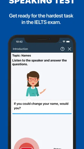 IELTS Exam Practice Assistant screenshot