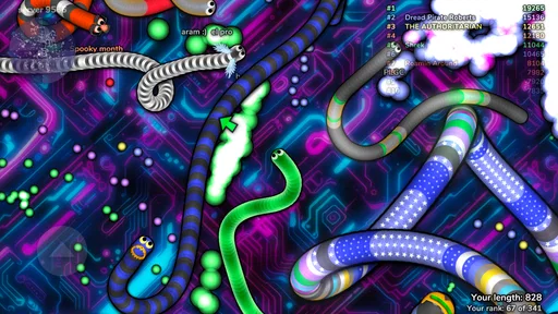 slither.io screenshot