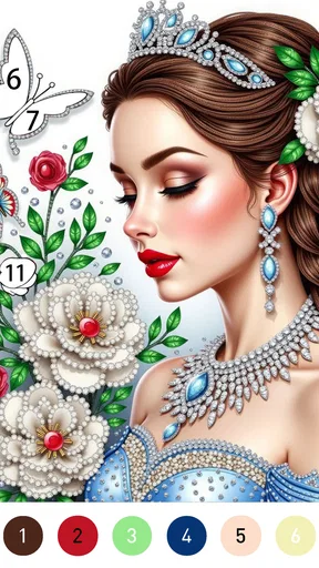فستان الألوان - كتاب الأرقام screenshot