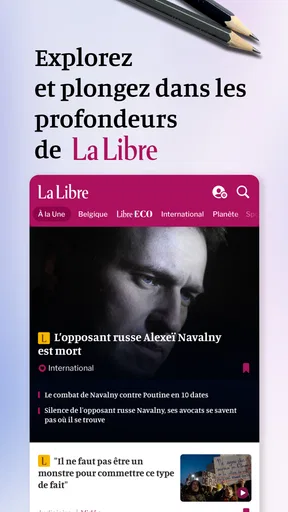 La Libre screenshot