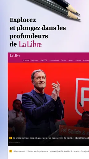 La Libre screenshot