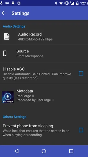 RecForge II Pro: Diktiergerät screenshot