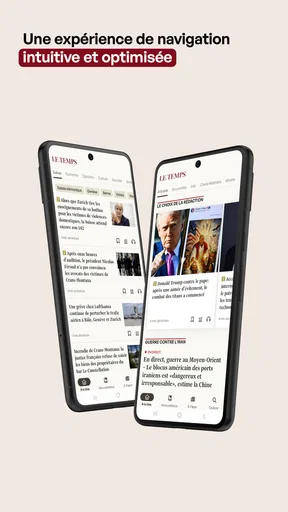 Le Temps, actualités et info screenshot