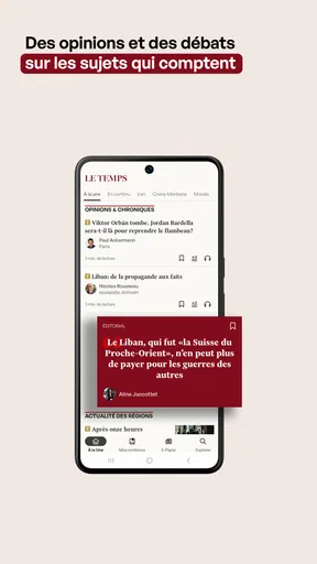 Le Temps, actualités et info screenshot