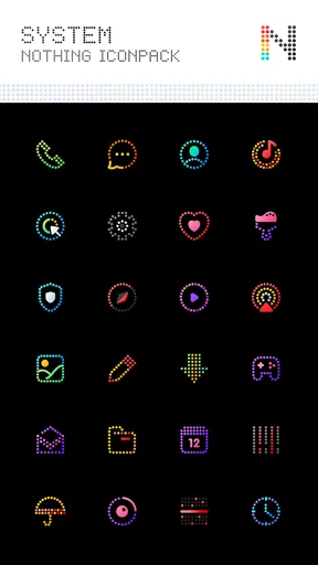 Neon : Dots Iconpack screenshot