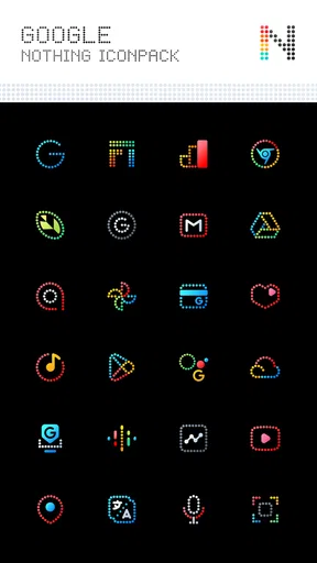 Neon : Dots Iconpack screenshot