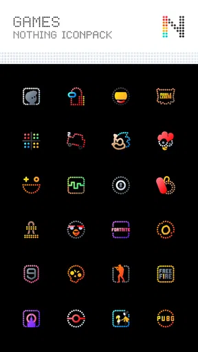 Neon : Dots Iconpack screenshot