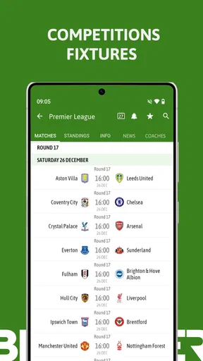 BeSoccer: Soccer Live Score screenshot