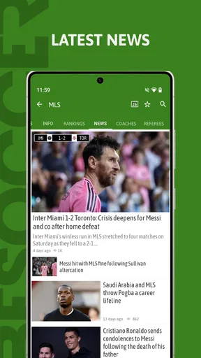 BeSoccer: Soccer Live Score screenshot