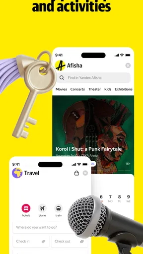 Yandex Go: Taxi Food Delivery screenshot