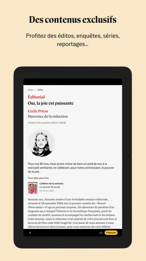 Le Nouvel Obs Infos & Analyses screenshot