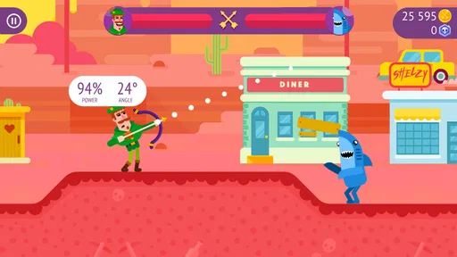 Bowmasters ألعاب حركة ومبارزات screenshot