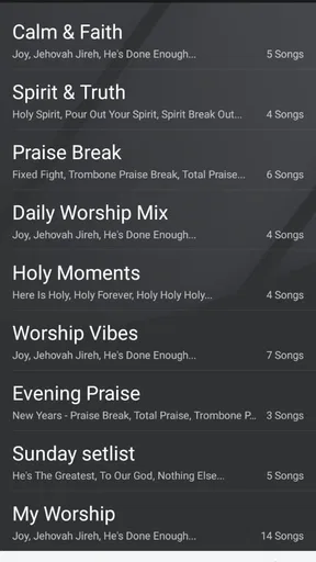 Worship Backing Tracks screenshot