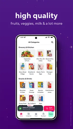 Zepto: Groceries in minutes screenshot