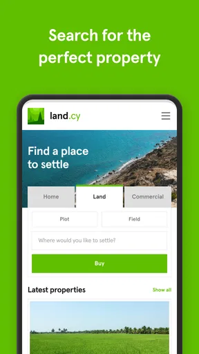 land.cy screenshot